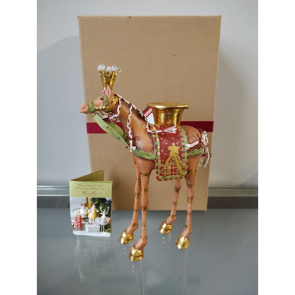 Department 56 Krinkles Patience‎ Brewster Animal Taper candle holder horse